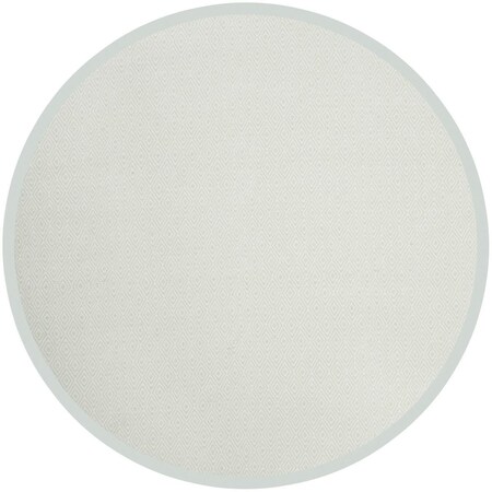 Safavieh Montauk Round Hand Woven Rug Ivory & Foam Green - 6 x 6 ft. MTK515J-6R
